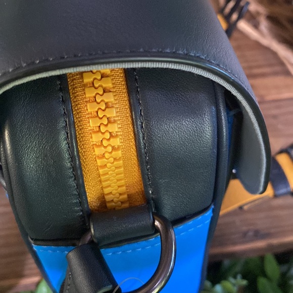 Coach Track Crossbody In ColorBlock with Coach Branding on Front Flap - Picture 12 of 16